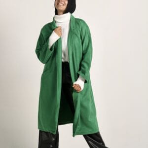 Soft Moves Suede Jacket in Green