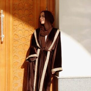 Layali katfan in brown