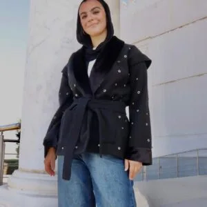 Studded Jacket in Black